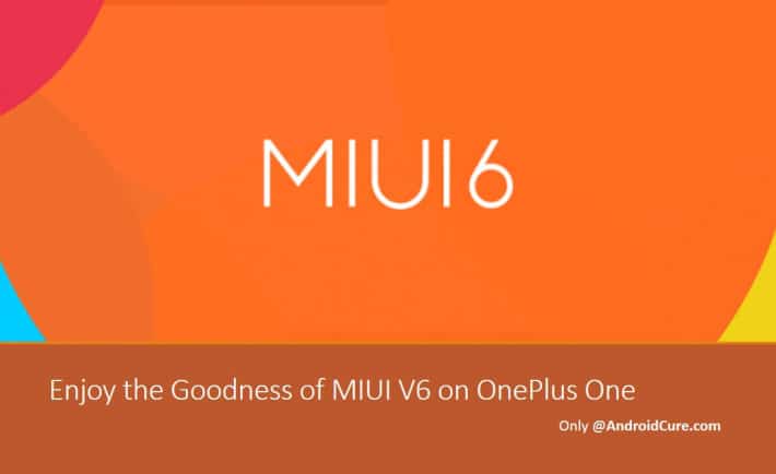 install MIUI V6 ROM on OnePlus One