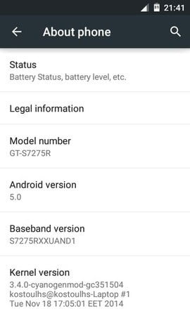 Update Samsung Galaxy Ace 3 to Android 5.1.1 Lollipop