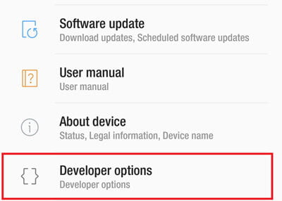 enable developer mode nokia 2 3 5