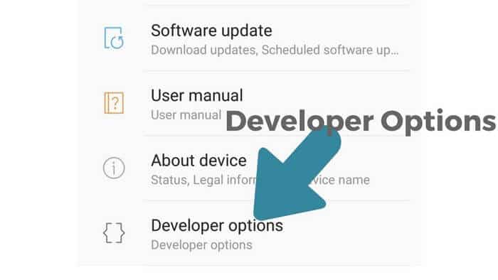 Enable Developer Options on Samsung Galaxy A8 2018