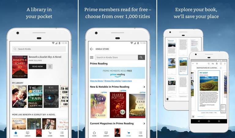 Kindle- best book reading app