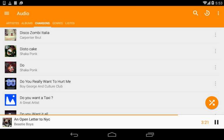 VLC android app