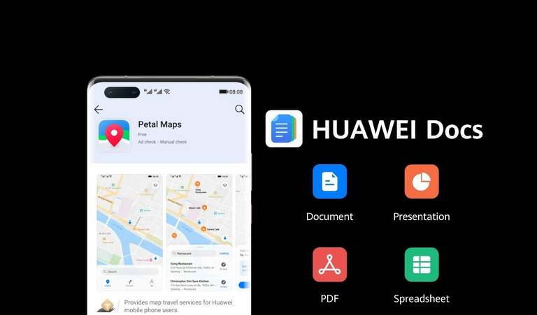 Huawei Docs is a Google Docs replacement for Huawei