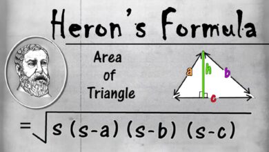 Use Heron's Formula to Find the Area of a Triangle