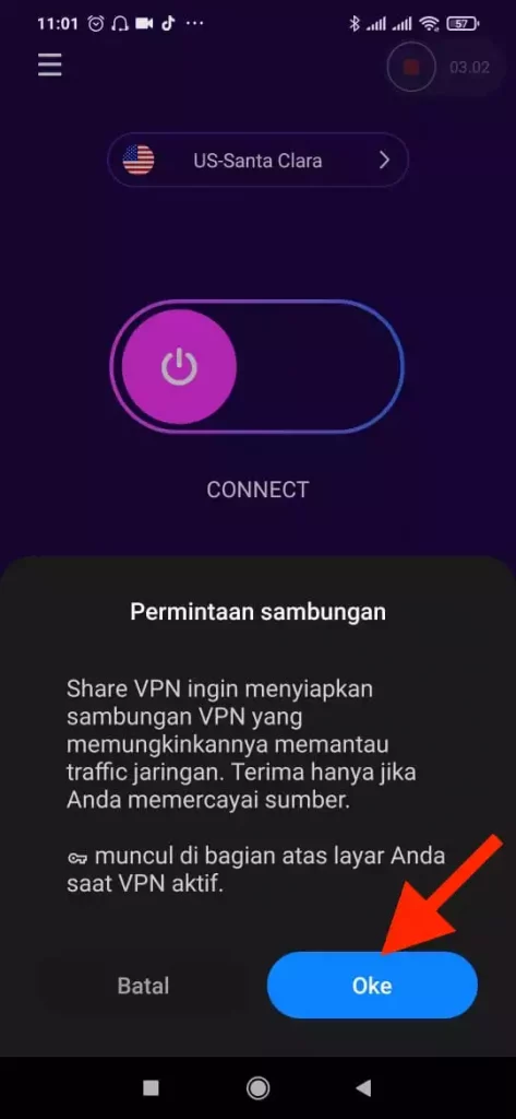How to use Share VPN on Android