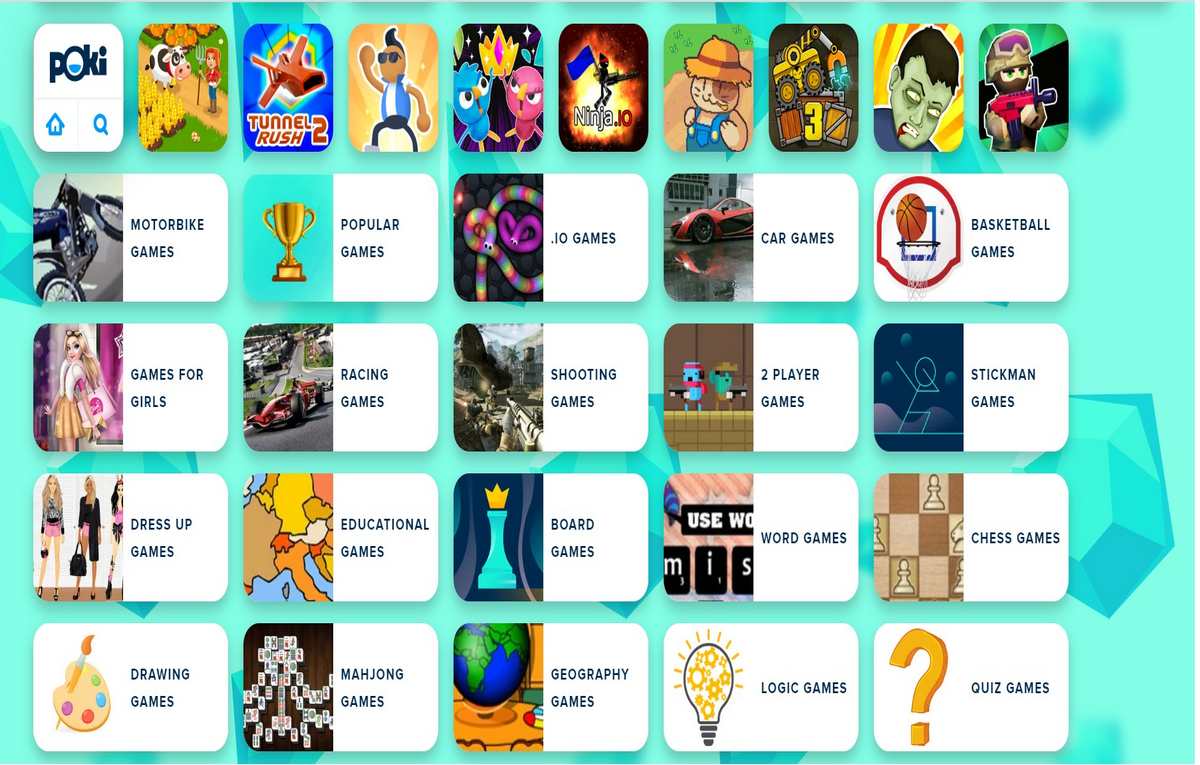 Variety of Poki Games