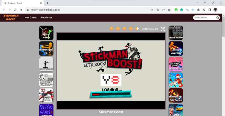 Stickman Boost is free unblocked games online