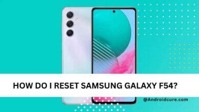 How do I reset Samsung Galaxy F54